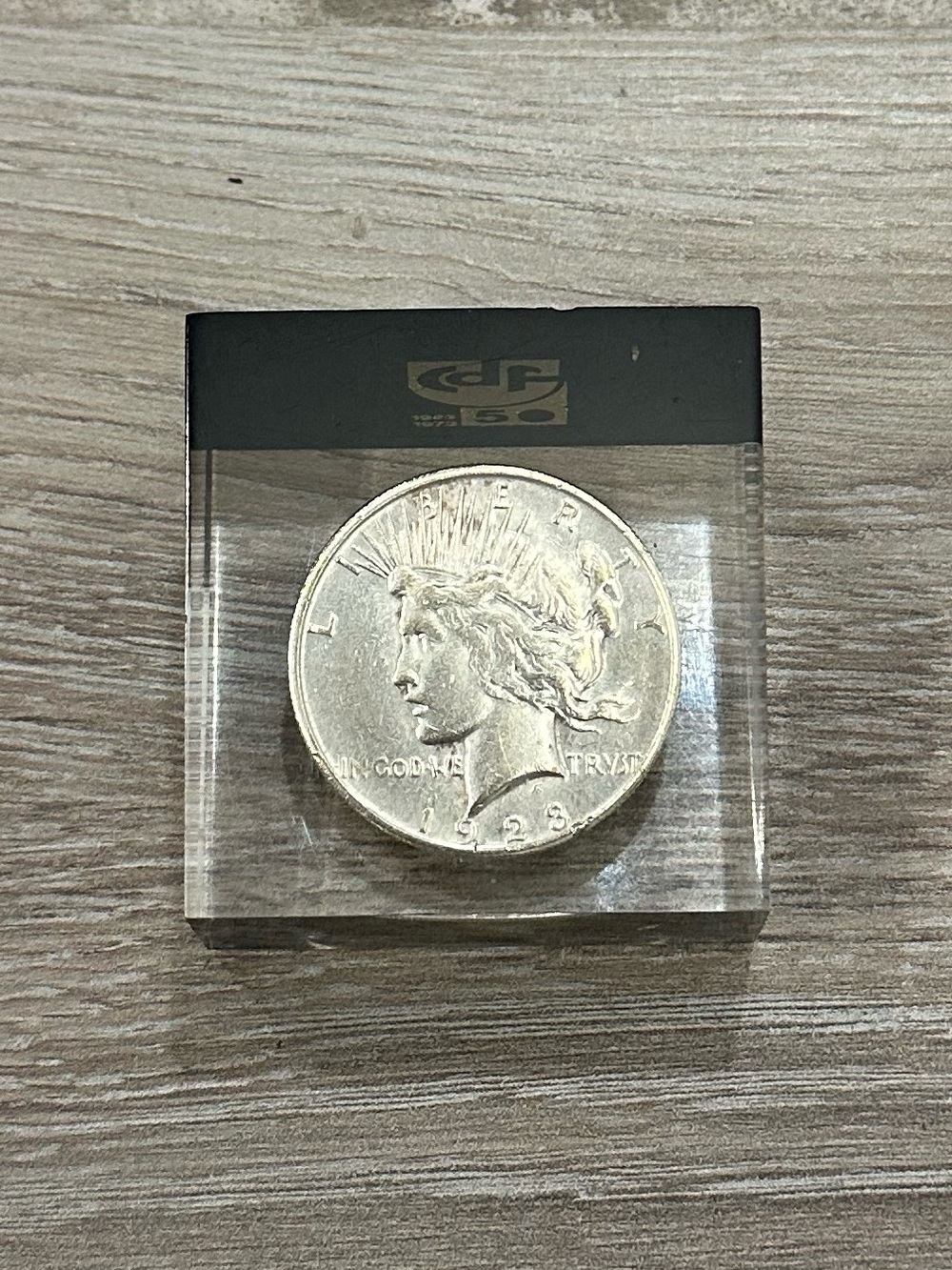 VTG 1923 Philadelphia Mint Silver Peace Dollar